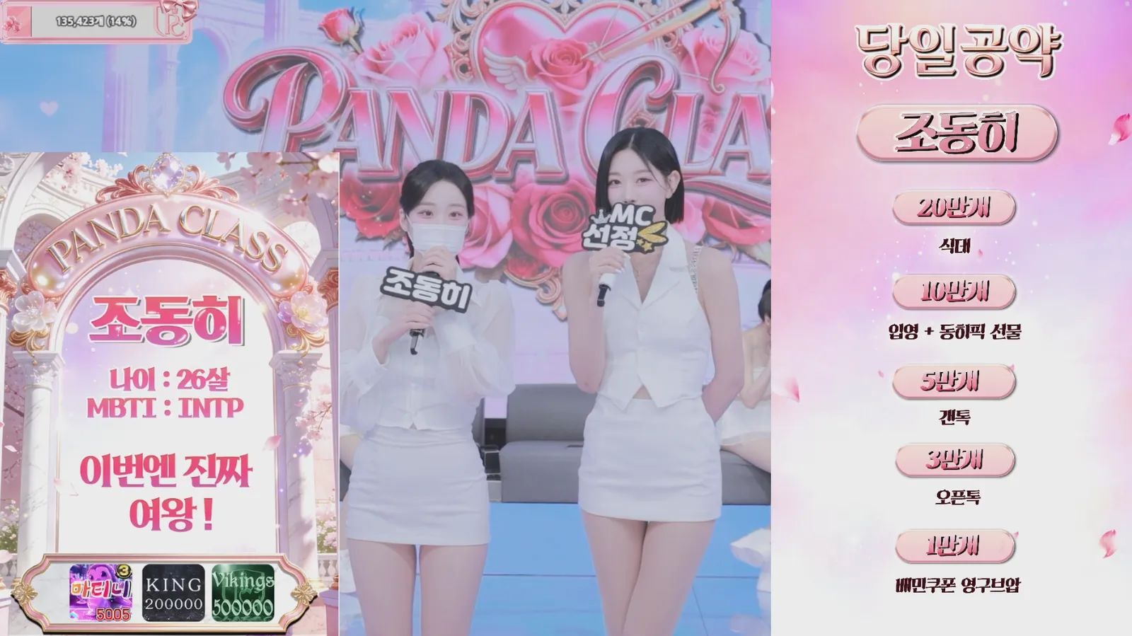 PandaClass Season7 チョ・ドンヒのプロフィール